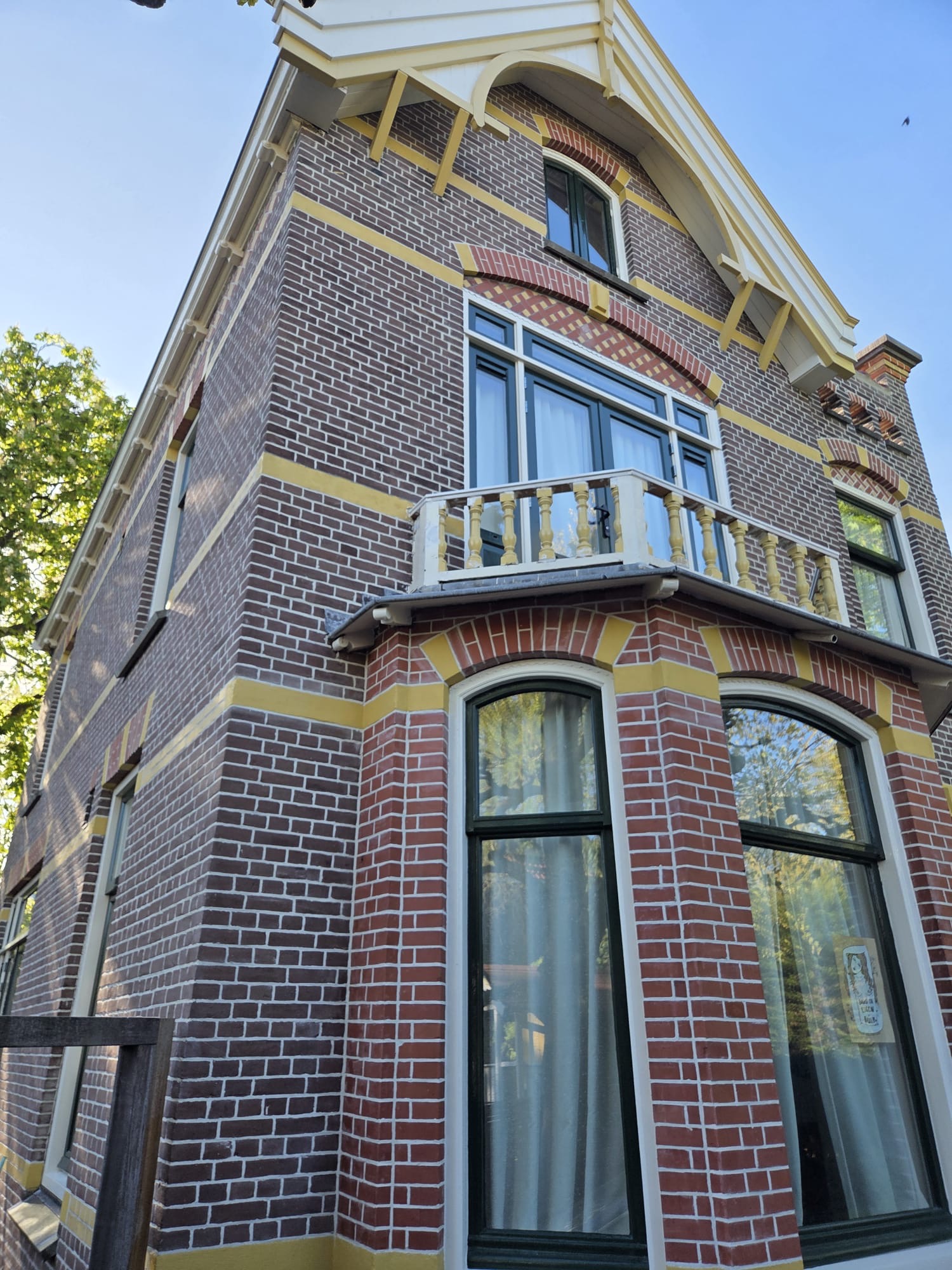 Voegwerk dat door BK gevelrenovatie is gerenoveerd.